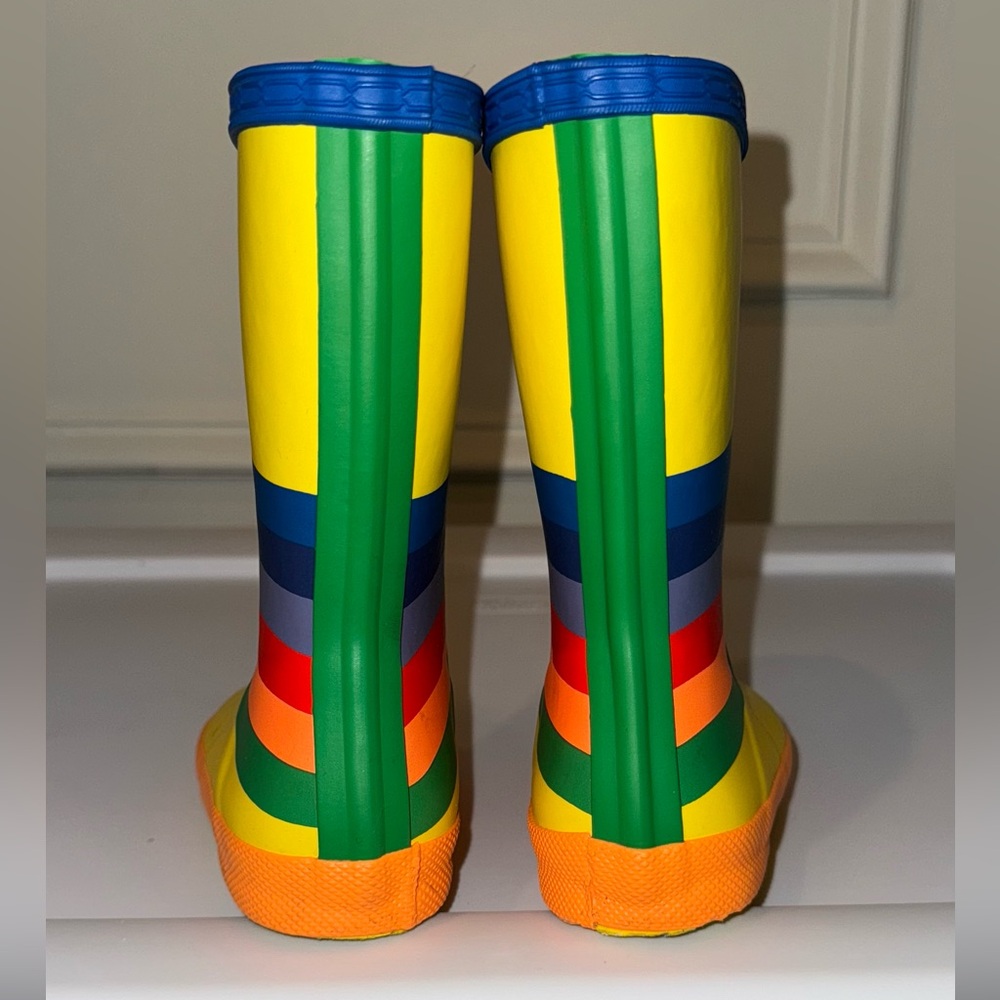 Hunter Kids First Vibrant Yellow Rain Boot - Picture 3 of 6